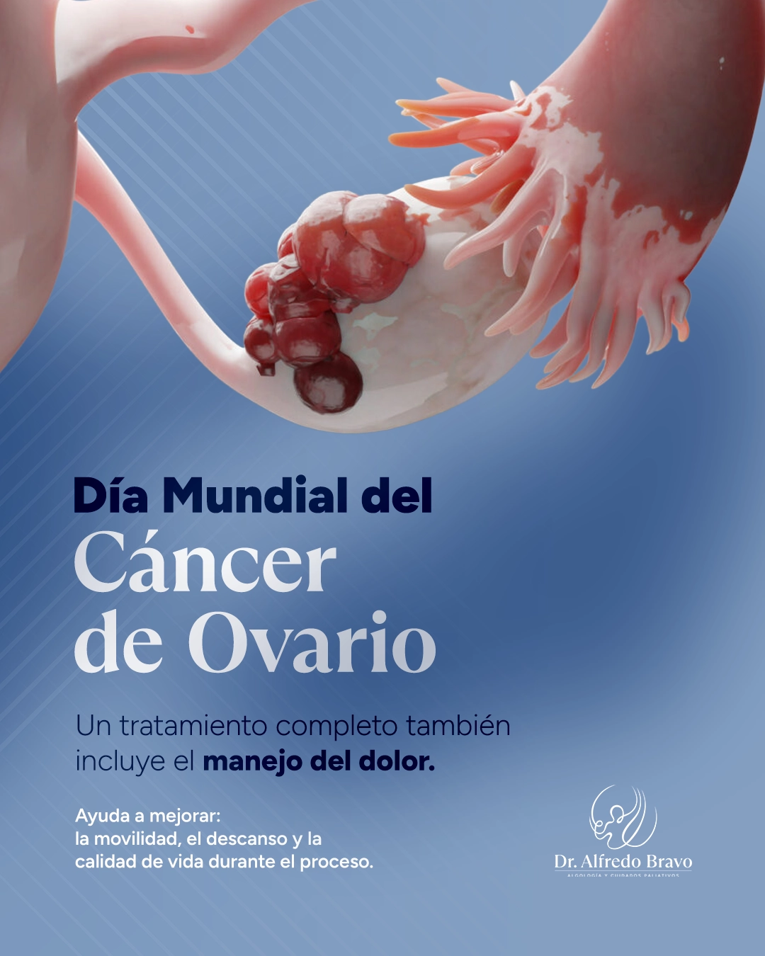 Dr. Alfredo Bravo - Contenido de redes sociales para médico algólogo y cuidados paliativos, medicina del dolor
